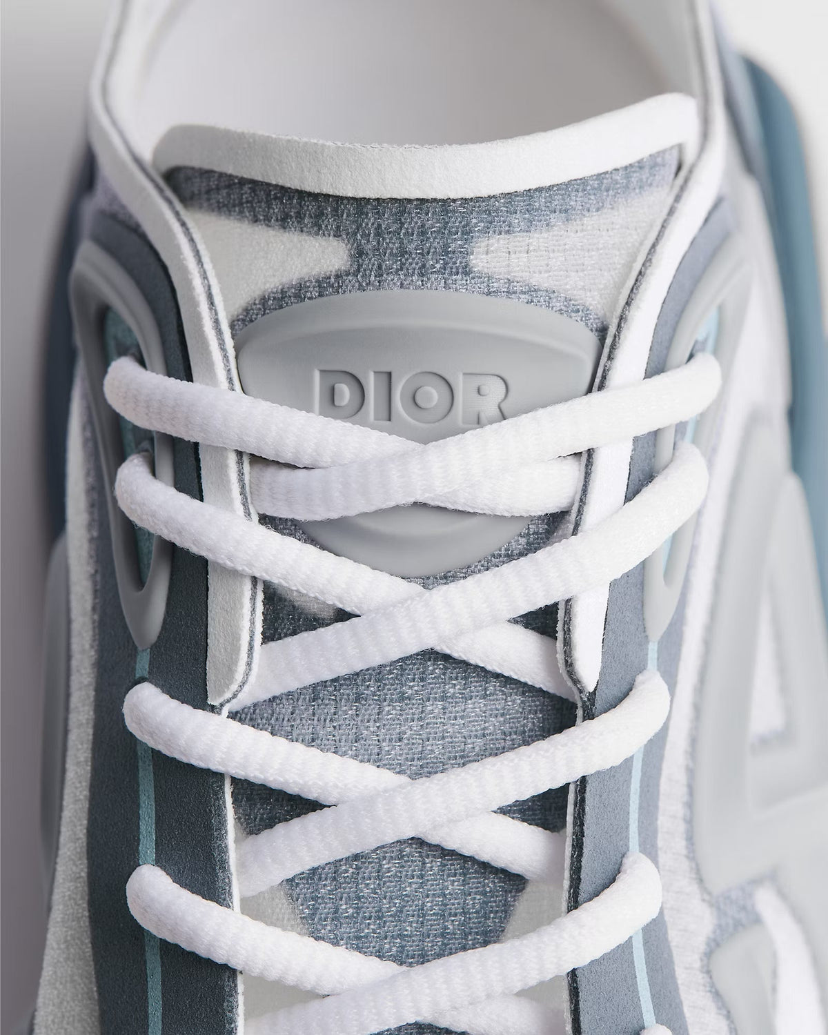 Dior B30 Women's & Men's Shoes - White / Grey / Slate Blue Sneakers