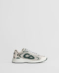 Dior B30 Women's & Men's Shoes - Cream / Light Grey / Dark Green Sneakers