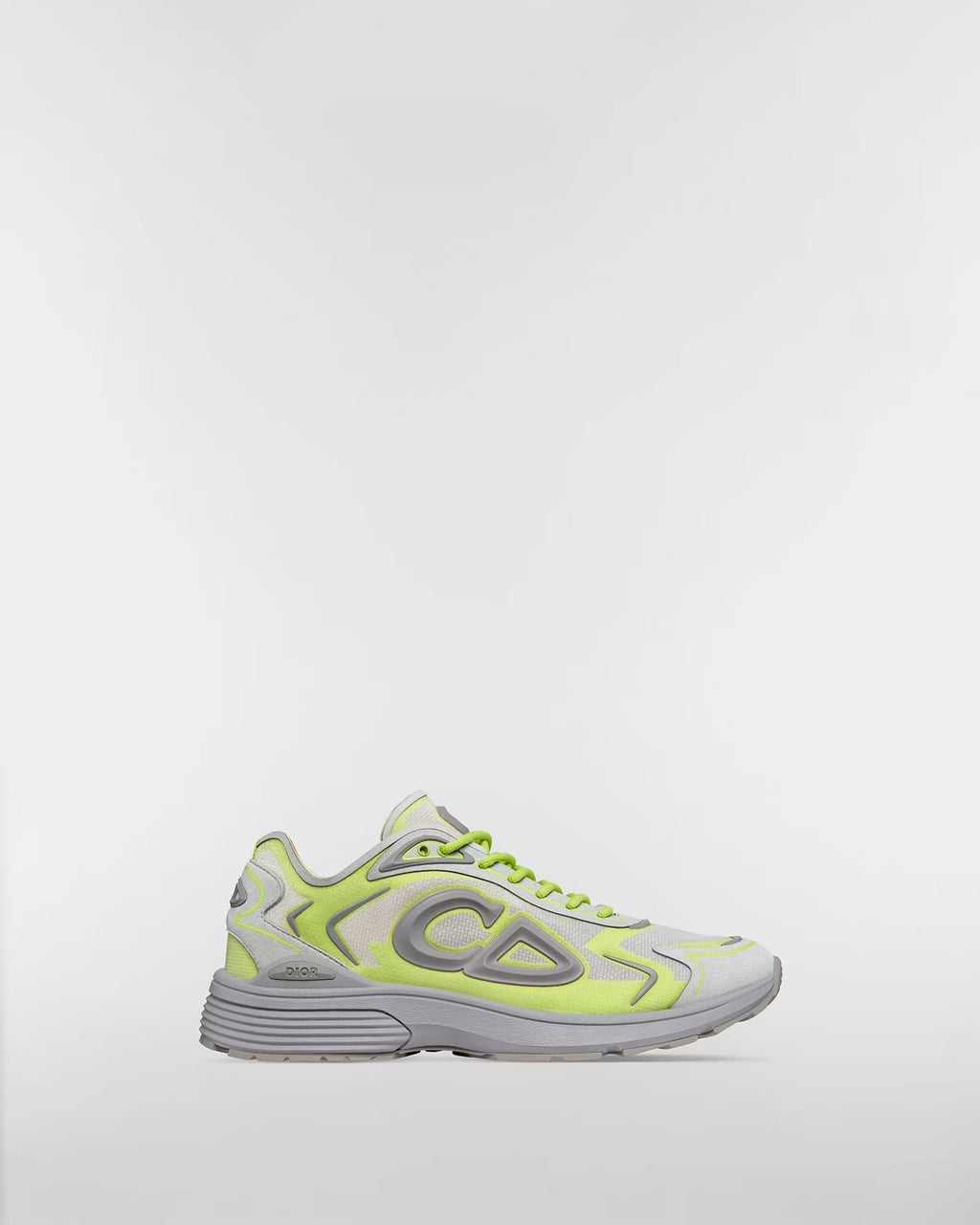 Dior B30 Women's & Men's Shoes - Neon Yellow / Light Grey Sneakers