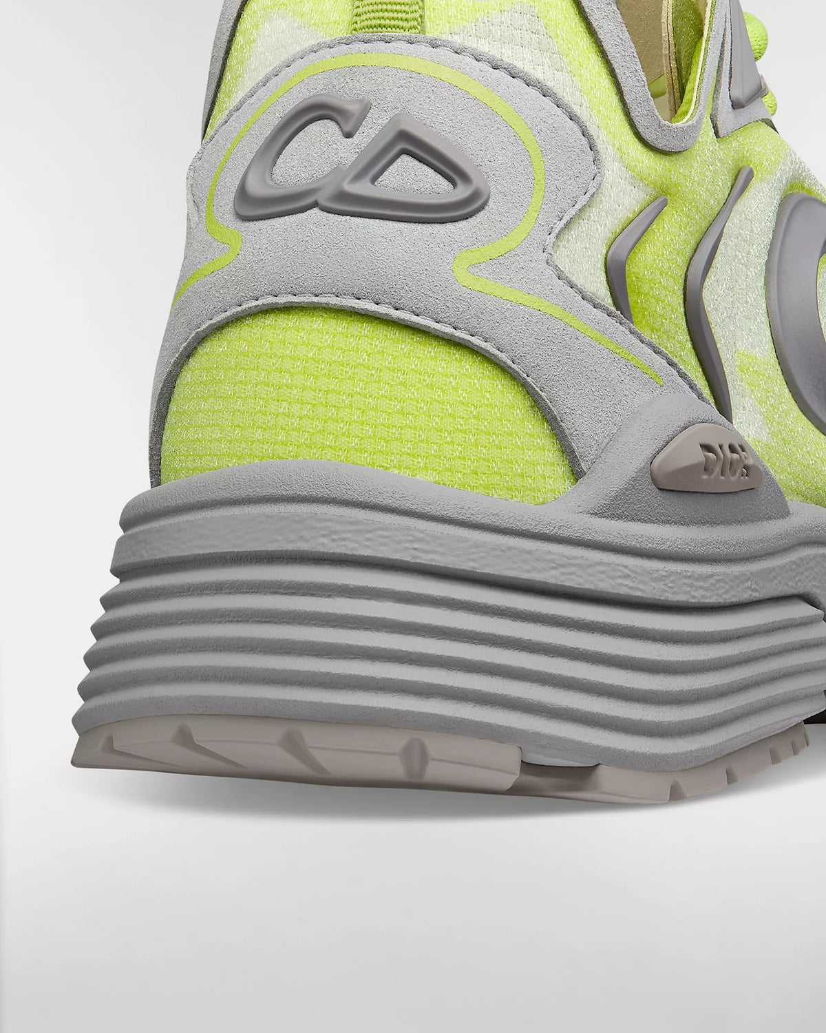 Dior B30 Women's & Men's Shoes - Neon Yellow / Light Grey Sneakers