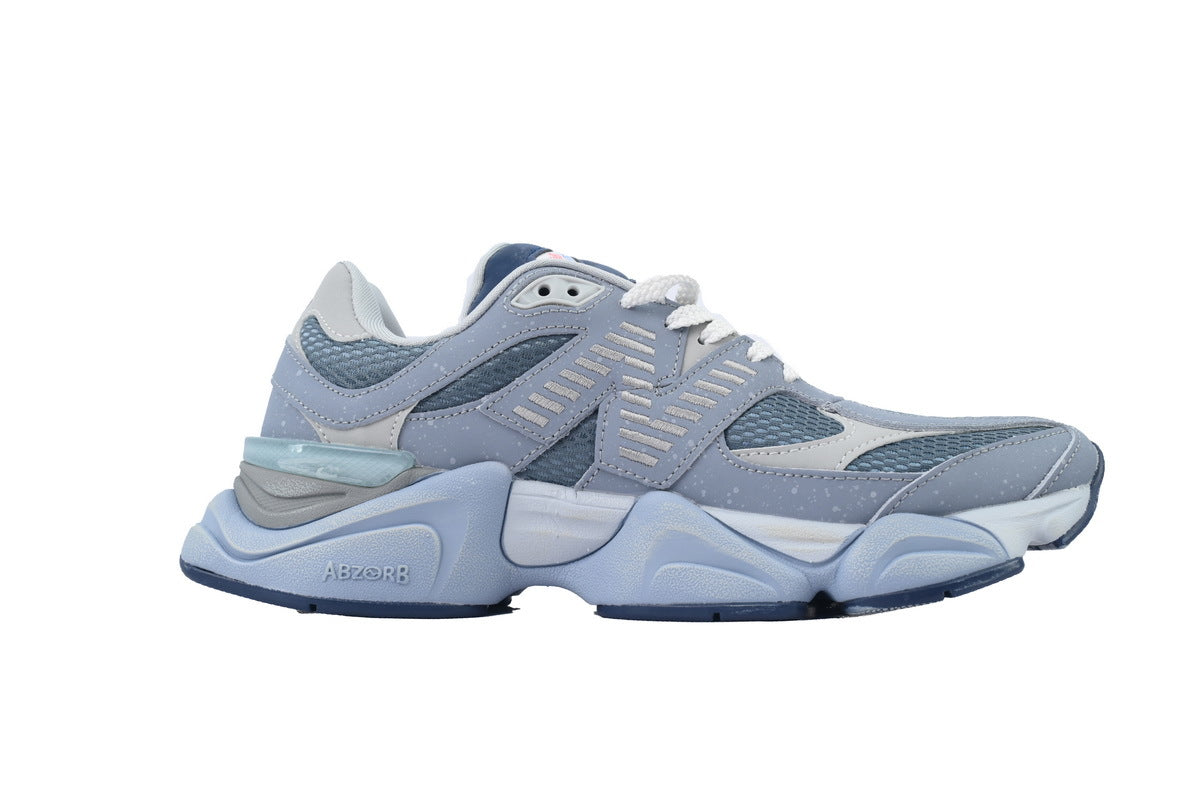 New Balance 9060 Women's & Men's Light Blue Grey Chunky Retro Sneakers