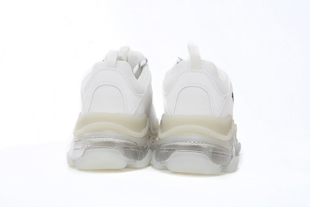 Balenciaga men's shoes Track  Triple S Clear Sole Sneakers   balenciaga runners White