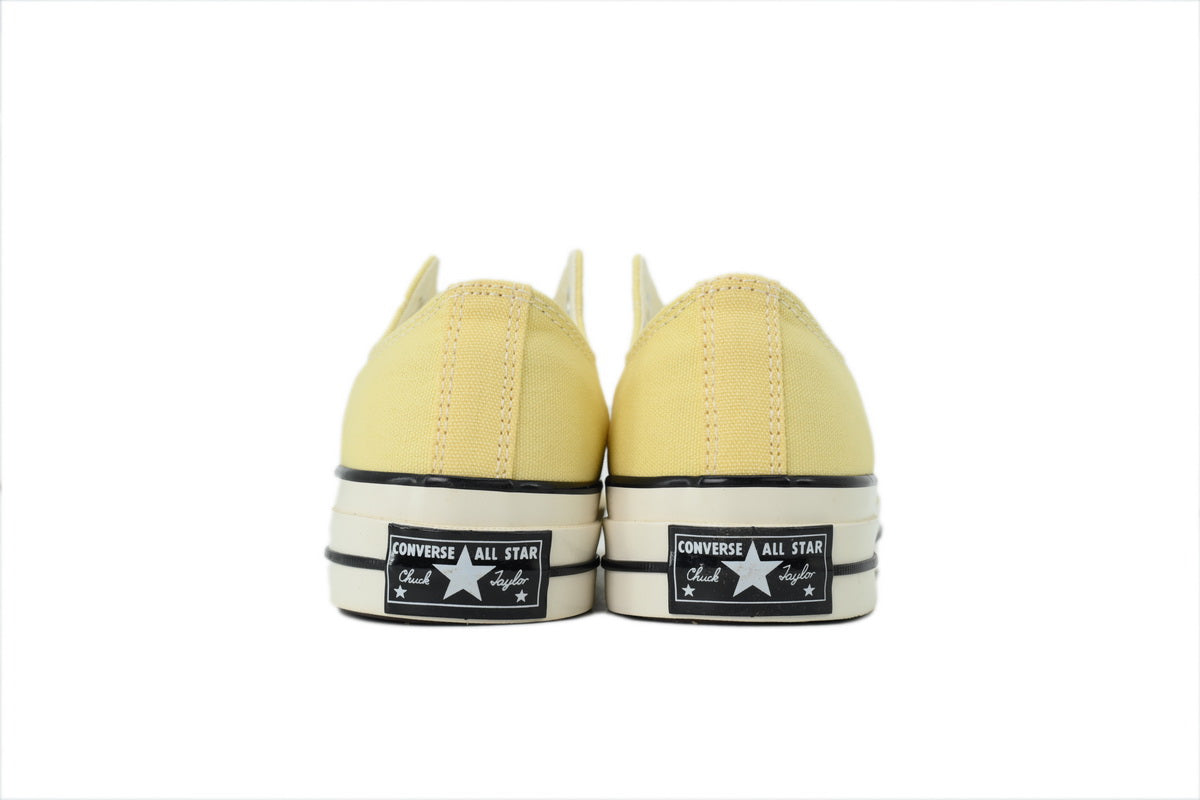 Converse Chuck 70 Women's Men's Shoes | Pale Yellow Low-Top Canvas Sneakers