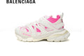 Balenciaga Track men's shoes  women sneakers White & Pink