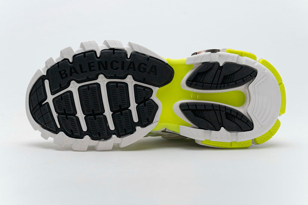 Balenciaga men's shoes Track.2 Sneakers  balenciaga runners White and yellow