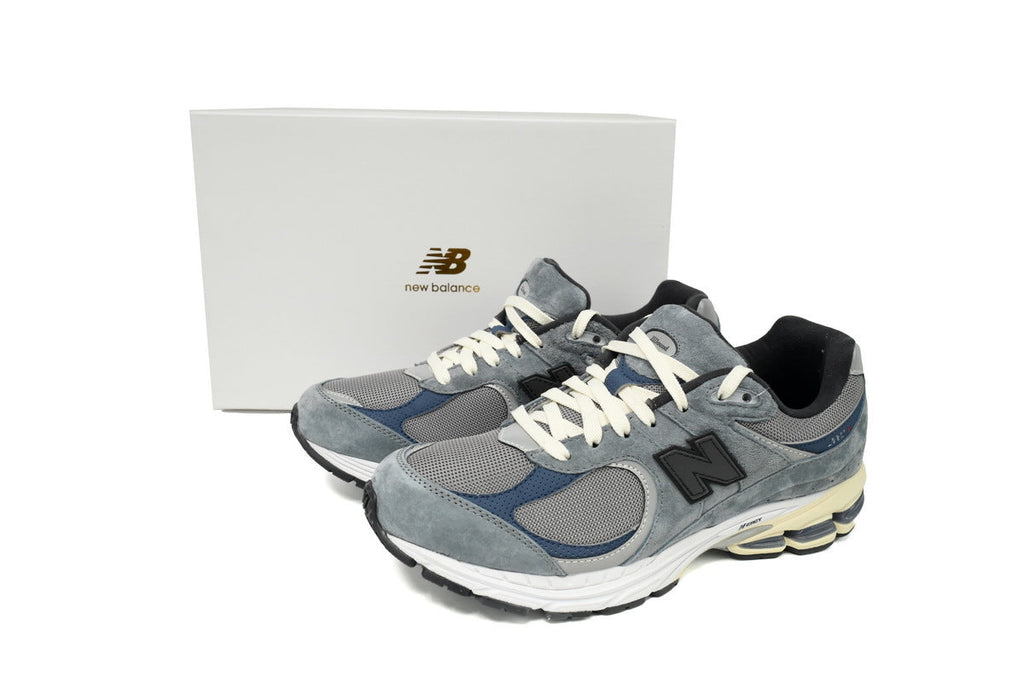 New Balance 2002R Women's & Men's Grey & Navy Retro Lifestyle Sneakers