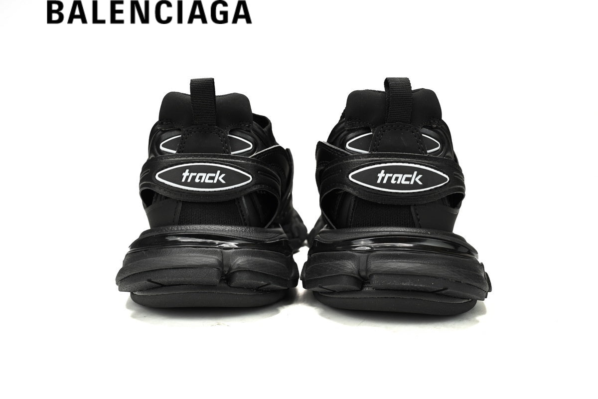 Balenciaga Track men's shoes  women sneakers Sandal All Black