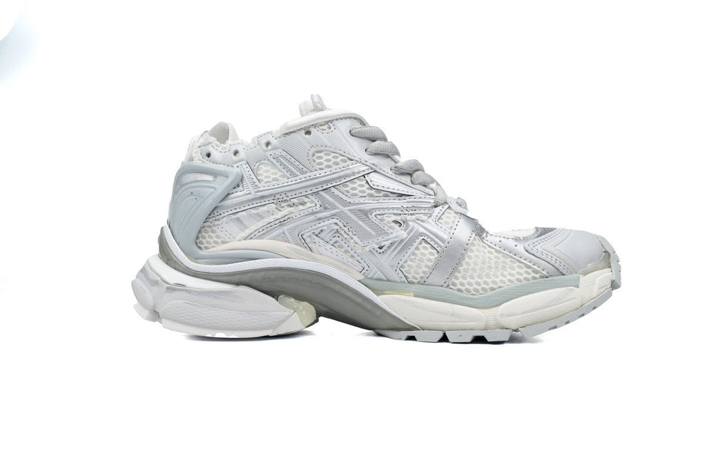 Balenciaga men's shoes Track  Runner Sneaker – Distressed Low-Top  balenciaga runners White