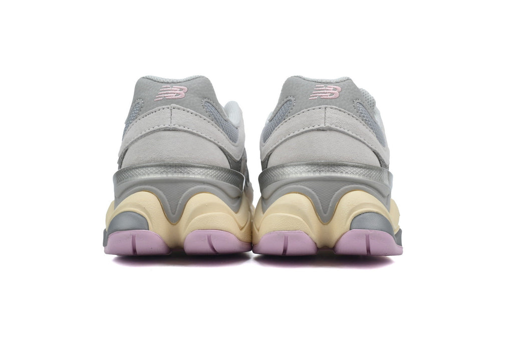 New Balance 9060 Women's & Men's Grey Cream Lilac Chunky Retro Sneakers