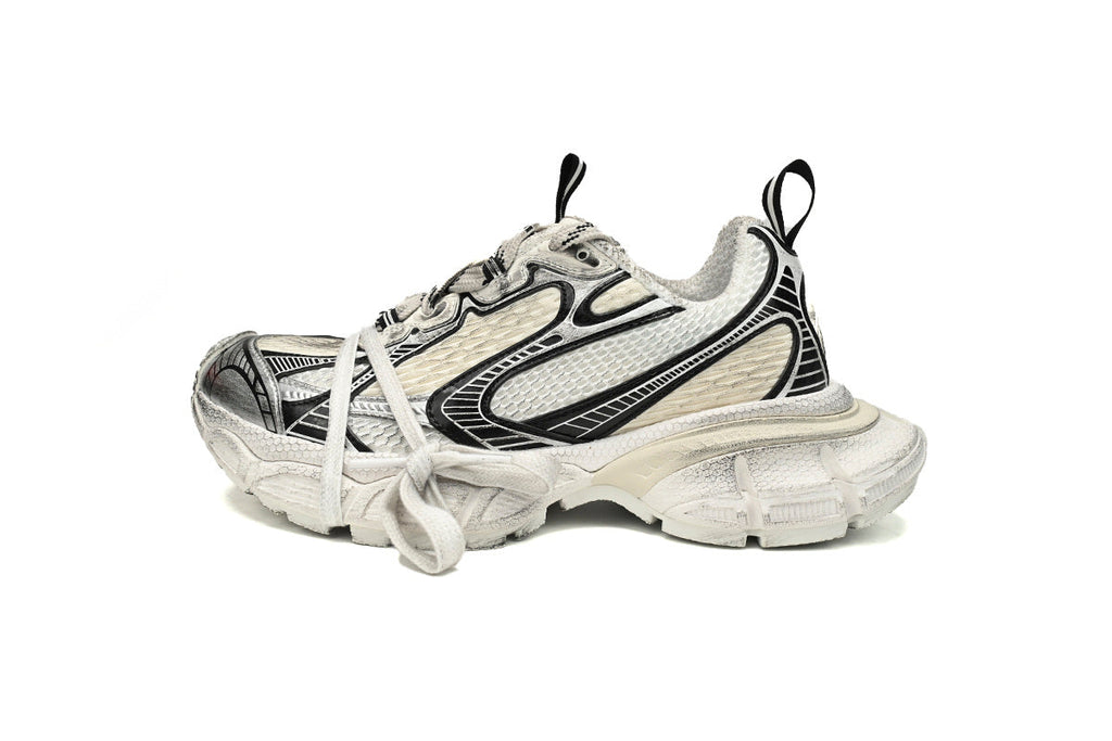 Balenciaga 3XL  men's shoes Track Sneaker – Low-Top Chunky Sole  balenciaga runners  White