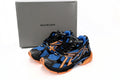 Balenciaga men's shoes Track Runner Sneaker – Distressed Low-Top balenciaga runners Deep Blue-Orange