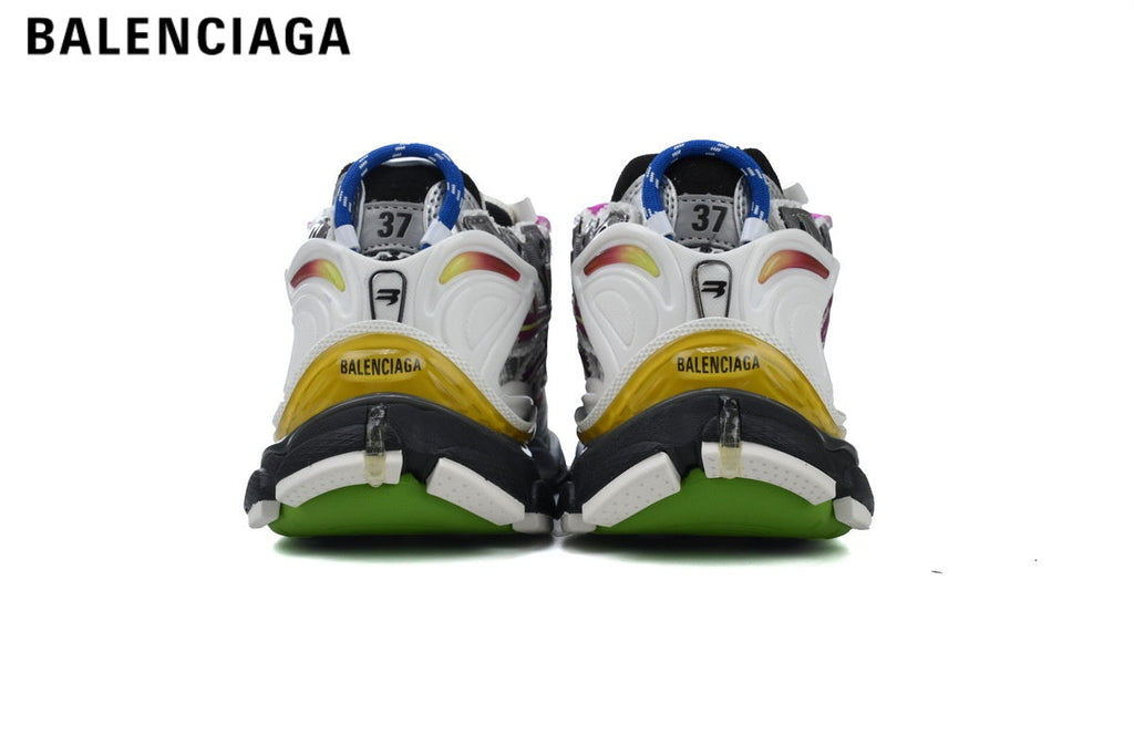 Balenciaga Runner men's shoes  women sneakers— Multicolor