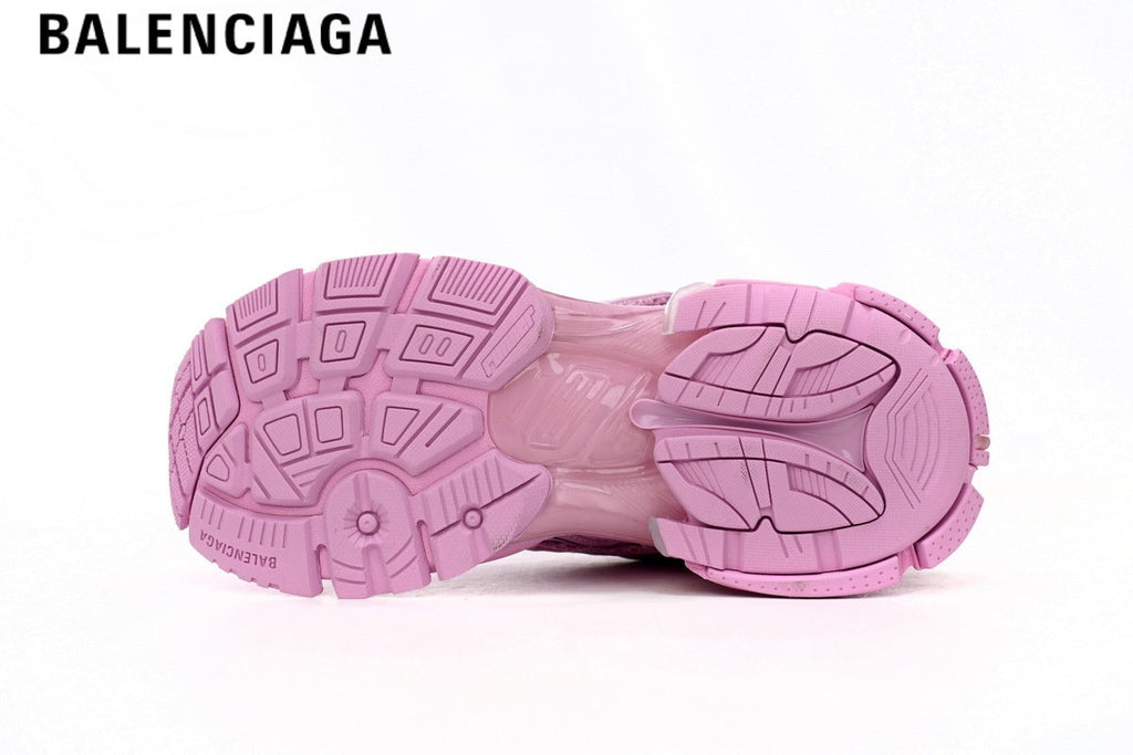 Balenciaga Runner men's shoes  women sneakers— Light Pink