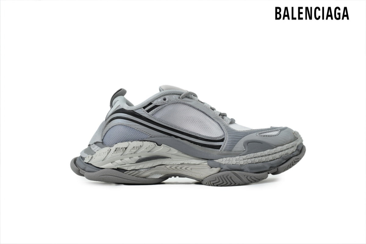 Balenciaga Cargo men's shoes  women sneakers Silver Grey
