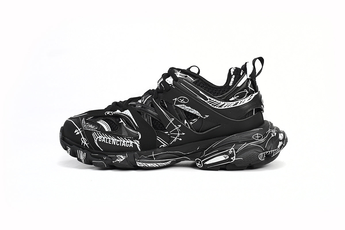 Balenciaga men's shoes Track Sneaker  balenciaga runners black