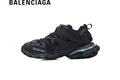 Balenciaga Track men's shoes  women sneakers in All Black