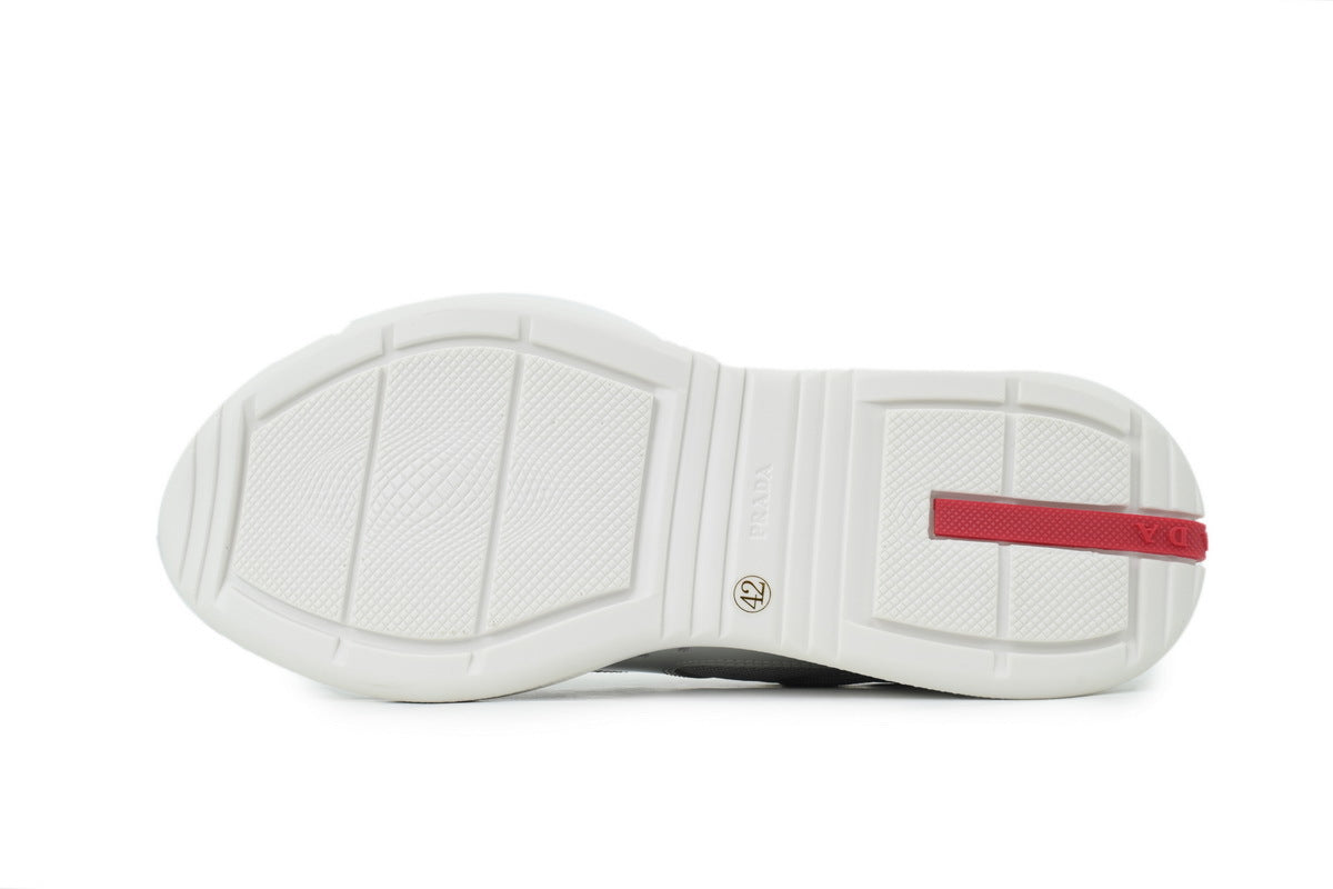 Prada America's Cup Sneakers slip ons womens  prada designer mens shoes grey