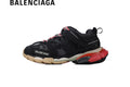 Balenciaga Track men's shoes  women sneakers in Black and Red