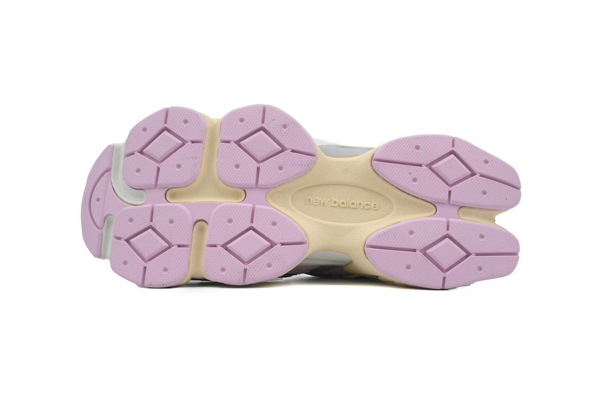 New Balance 9060 Women's & Men's Grey Cream Lilac Chunky Retro Sneakers