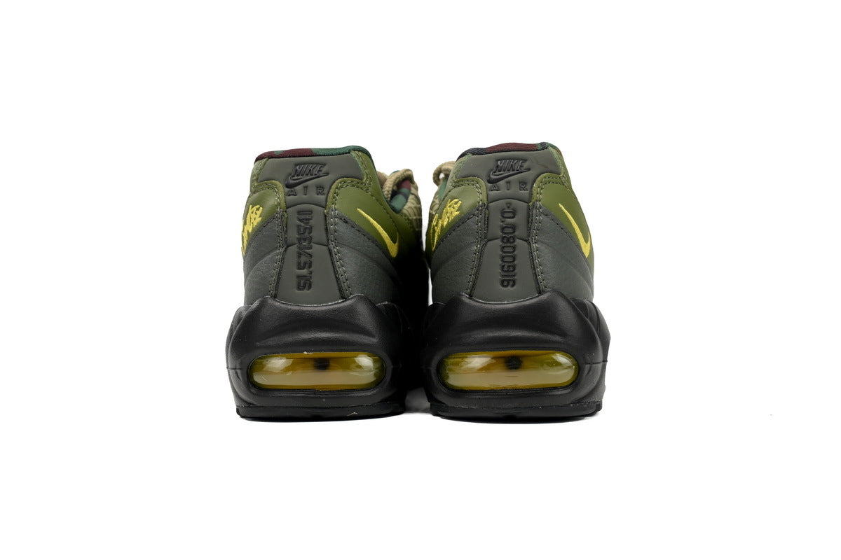 Nike Air Max 95 Women's & Men's Sneakers - Olive Green / Black / Yellow
