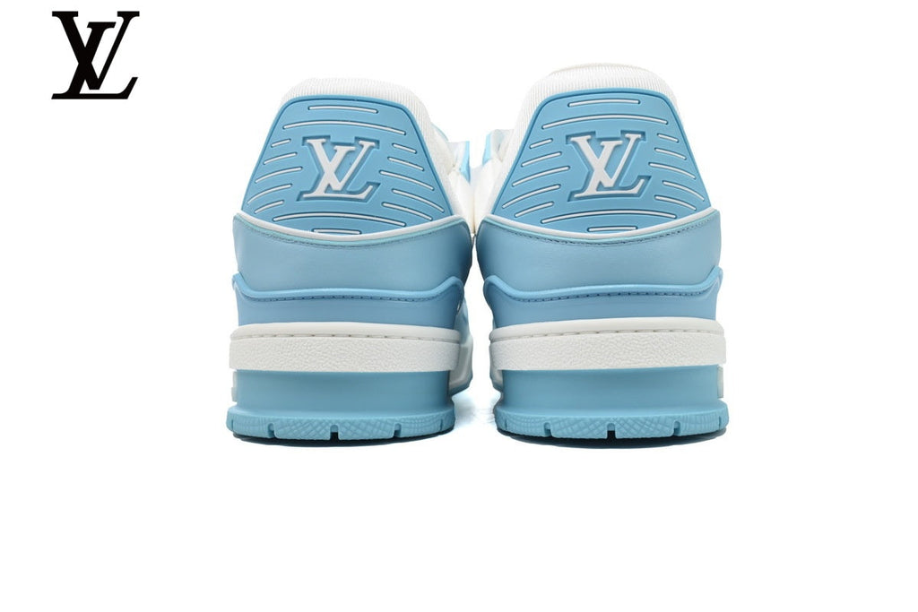 Louis Vuitton Trainer Sneakers – Sky Blue & White
