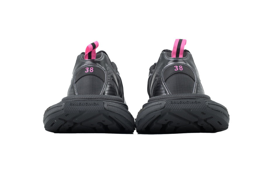 Balenciaga 3XL  men's shoes Track Sneaker – Low-Top Chunky Sole  Black and pink
