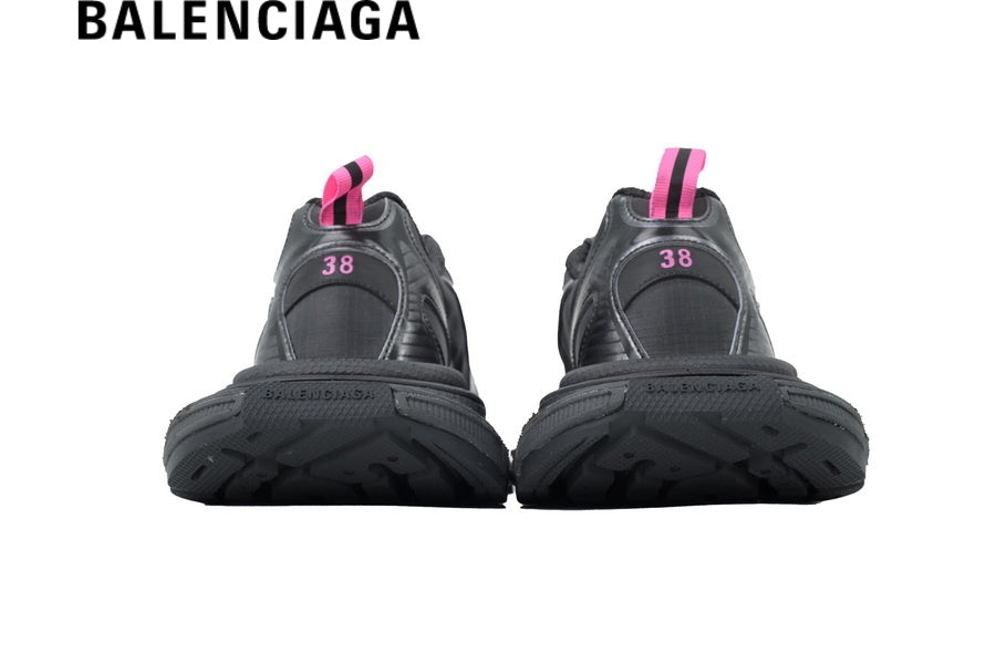 Balenciaga Runner men's shoes  women sneakers in Black and Pink