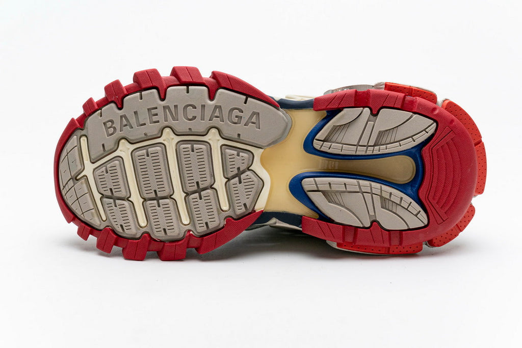 Balenciaga men's shoes Track Sneaker  balenciaga runners  White and Blue