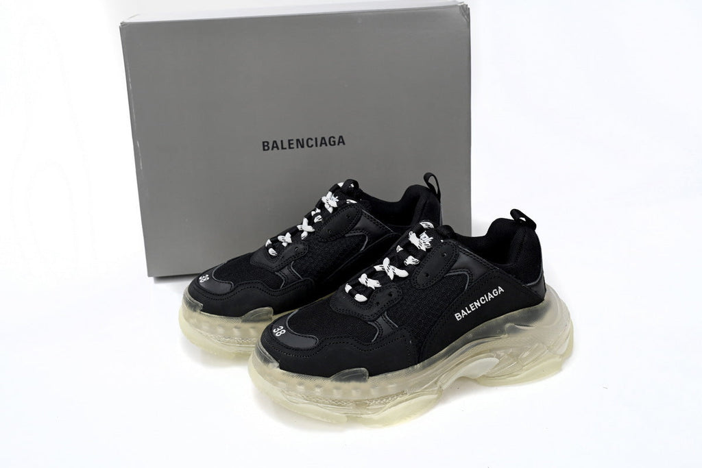 Balenciaga men's shoes Track Triple S Clear Sole Sneakers balenciaga runners White