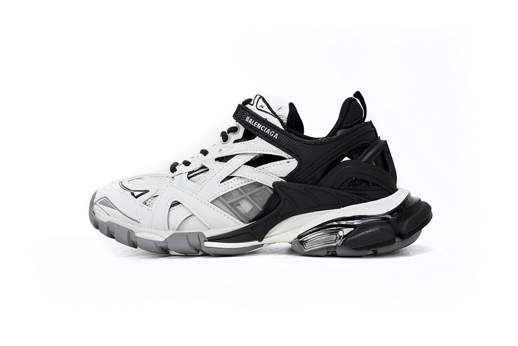 Balenciaga men's shoes  Track.2 Sneakers balenciaga runners   White and black