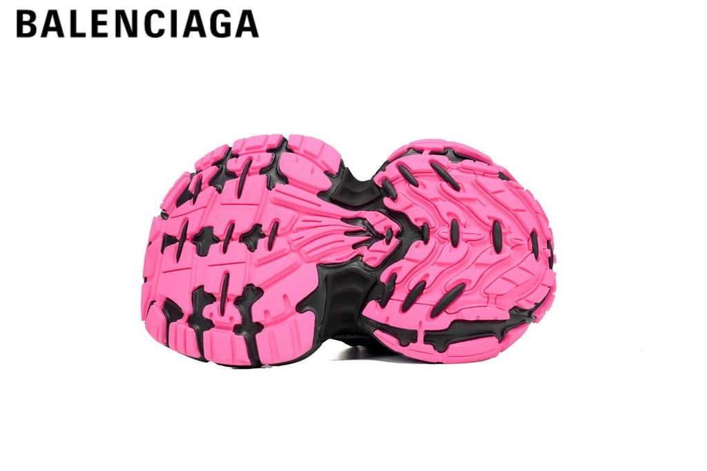 Balenciaga Cargo men's shoes  women sneakers — Dark Gray / Hot Pink