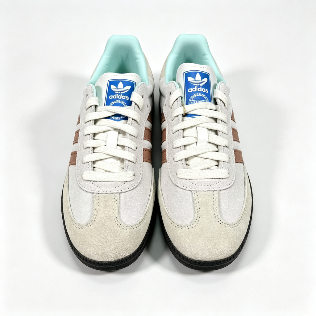 adidas samba  women's shoes  men's samba sneakers adidas samba – Off-White / Clay / Mint / Black