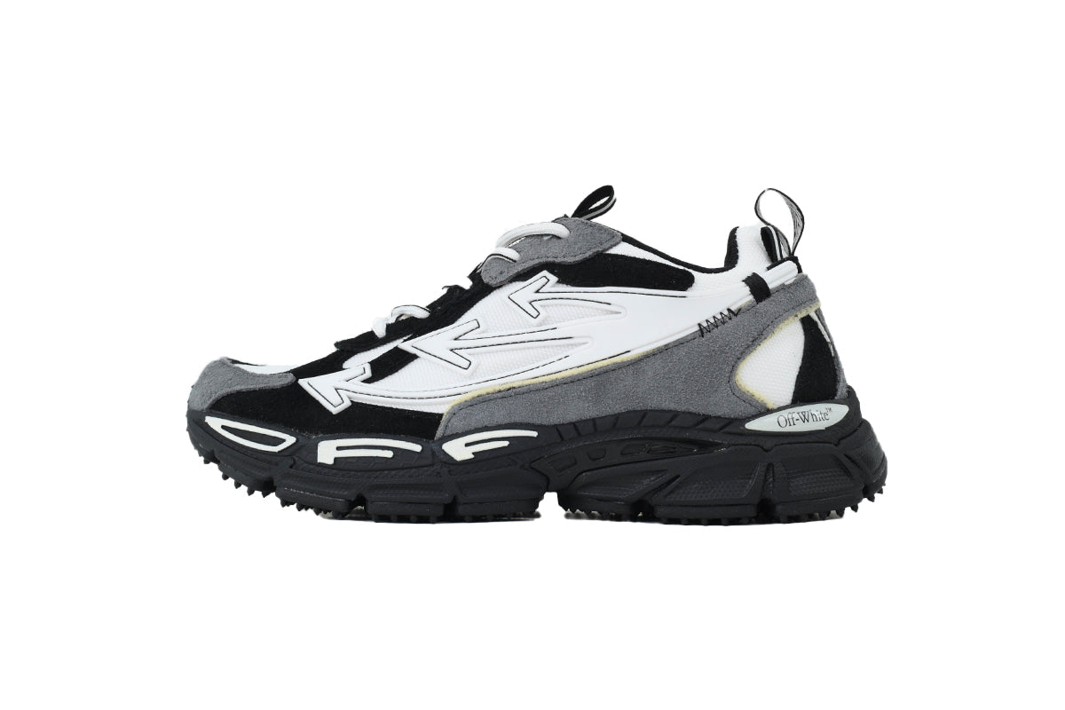 Off-White Be Right Back Women's Men's Black, White & Gray Chunky Sneakers