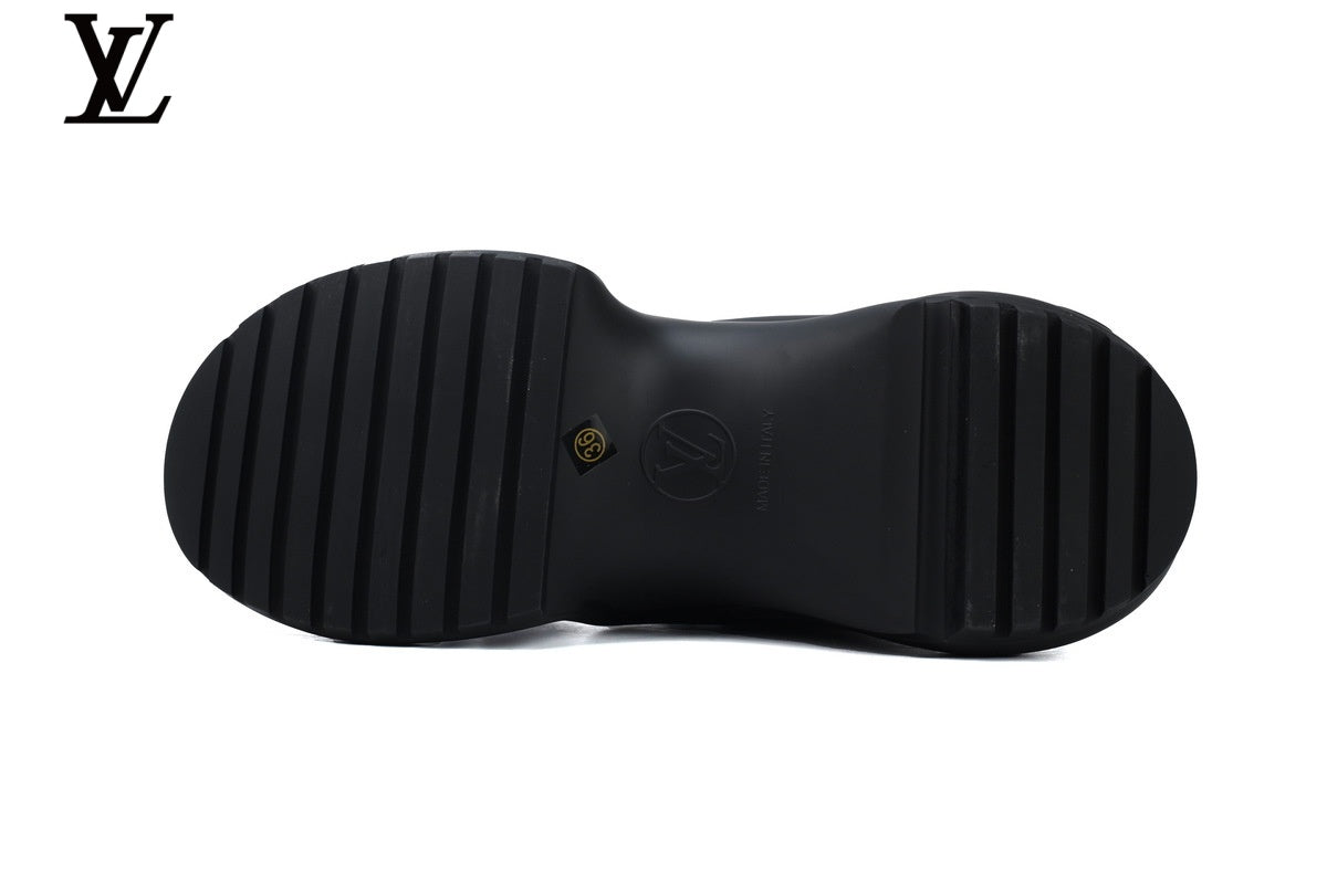 Louis Vuitton LV shoes for man  women Archlight Sneaker – Black Monogram