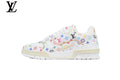 Louis Vuitton Trainer  shoes for man  women Sneaker – White Multicolor Monogram