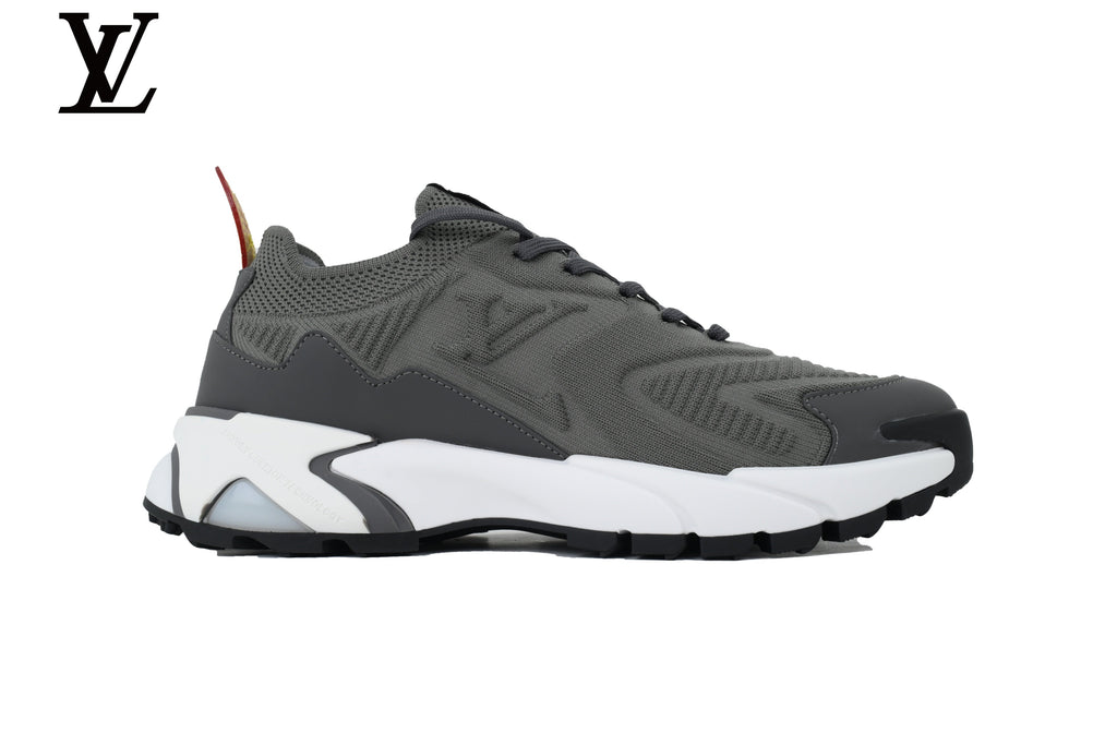 Louis Vuitton shoes for man  women Run Away Sneaker – Grey Knit
