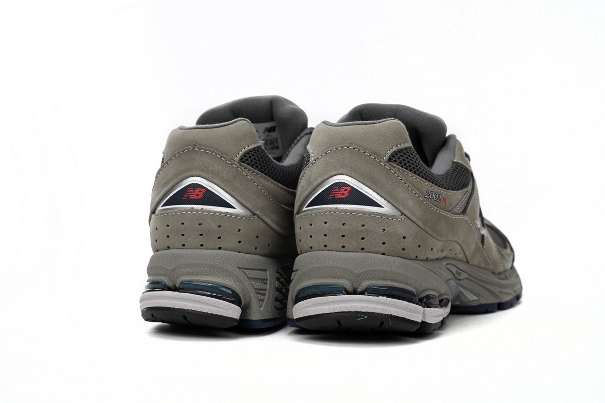 New Balance 2002R Women's & Men's Olive Grey & Navy Retro Lifestyle Sneakers
