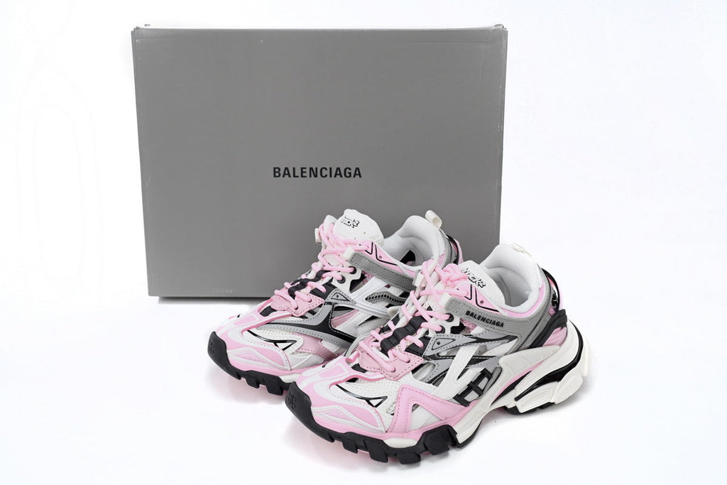 Balenciaga men's shoes  Track.2 Sneakers  balenciaga runners Off-white pink