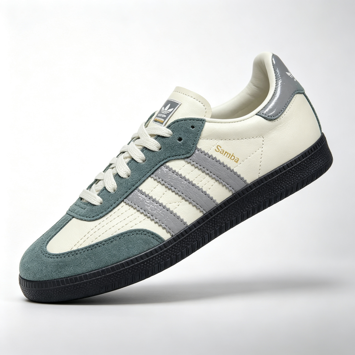 adidas samba  women's shoes  men's samba sneakers adidas samba OG 'Off-White / Green / Grey'