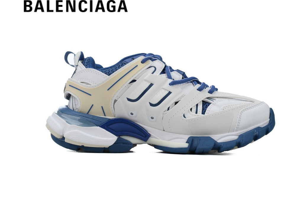 Balenciaga Track men's shoes  women sneakers White & Blue
