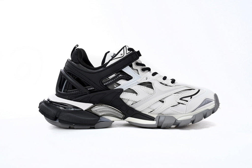 Balenciaga men's shoes  Track.2 Sneakers balenciaga runners   White and black