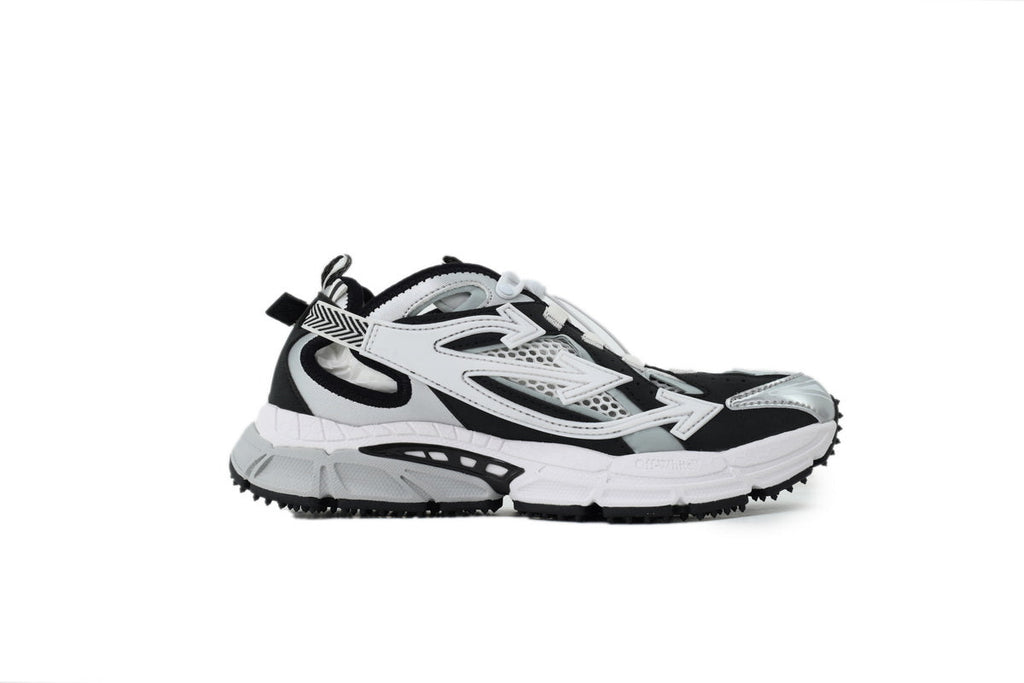 Off-White Be Right Back Women's Men's Black & Silver Chunky Sneakers