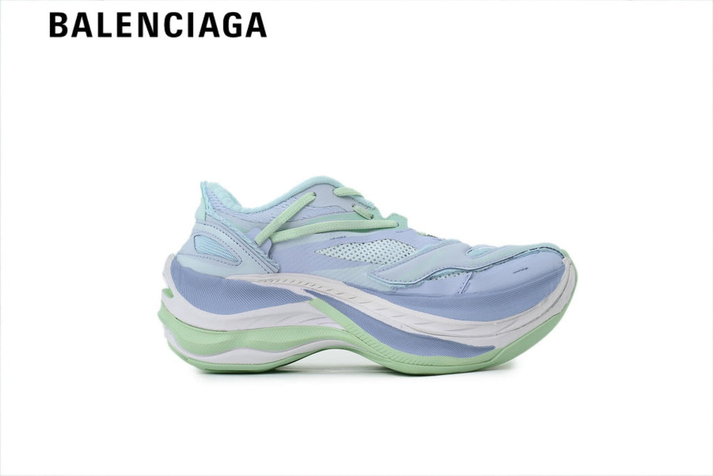 Balenciaga Jet men's shoes  women sneakers Light Blue Mint Gradient