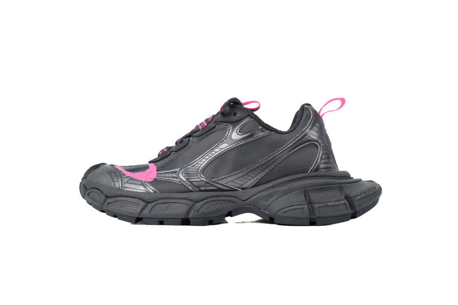Balenciaga 3XL  men's shoes Track Sneaker – Low-Top Chunky Sole  Black and pink