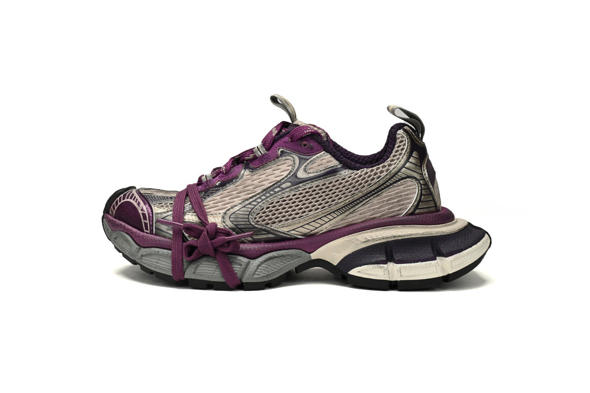 Balenciaga 3XL men's shoes Track Sneaker – Low-Top Chunky Sole  balenciaga runners Purple