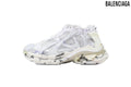 Balenciaga Runner men's shoes  women sneakers – White & Purple Splatter