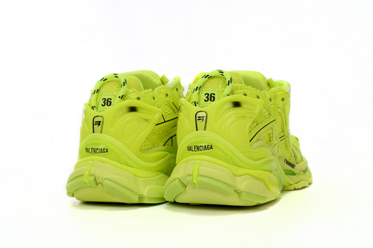 Balenciaga men's shoes Track Runner Sneaker – Distressed Low-Top  balenciaga runners Pale yellow