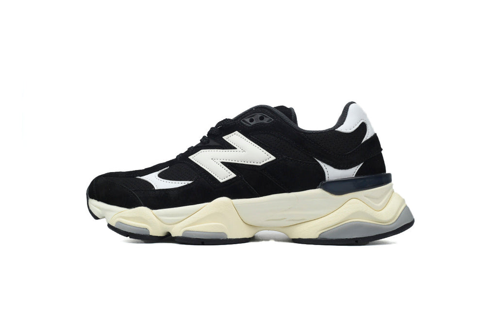 New Balance 9060 Women's & Men's Chunky Retro Sneakers - Black & Cream