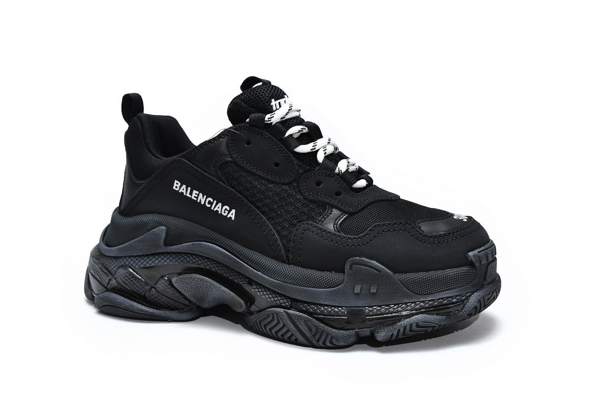 Balenciaga men's shoes Track Triple S Clear Sole Sneakers  balenciaga runners black