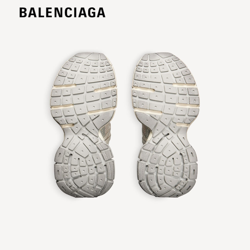 Balenciaga 3XL men's shoes  women sneakers Silver Beige